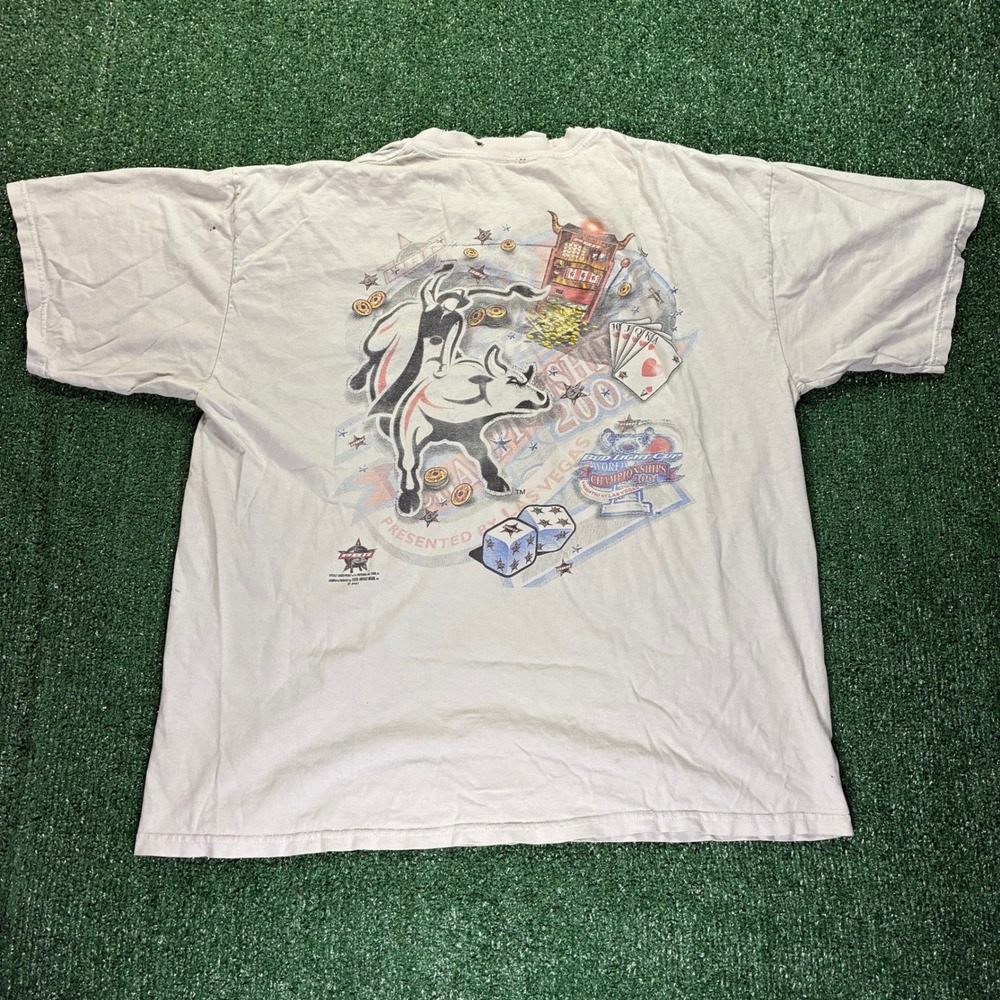 Y2K Vintage Gildan Bud Light Cup World Championships 2001 T-shirt